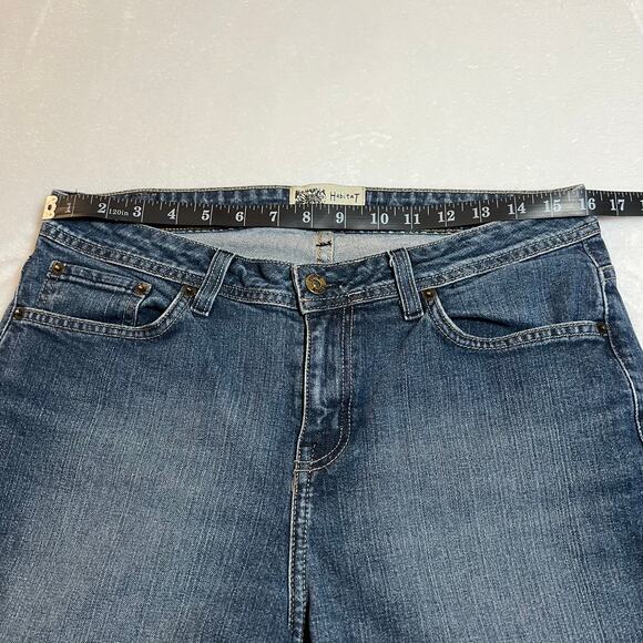 Habitat Clothes To Live In High Rise Boot Cut Jeans Size 12 Western Rodeo Casual - Picture 9 of 11